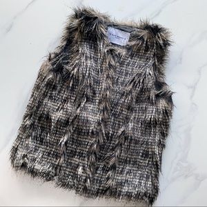 Faux fur vest